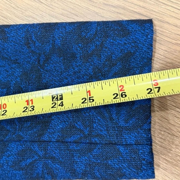 Vintage Tan Jay Blazer 10 Blue/black Flower - Picture 7 of 7